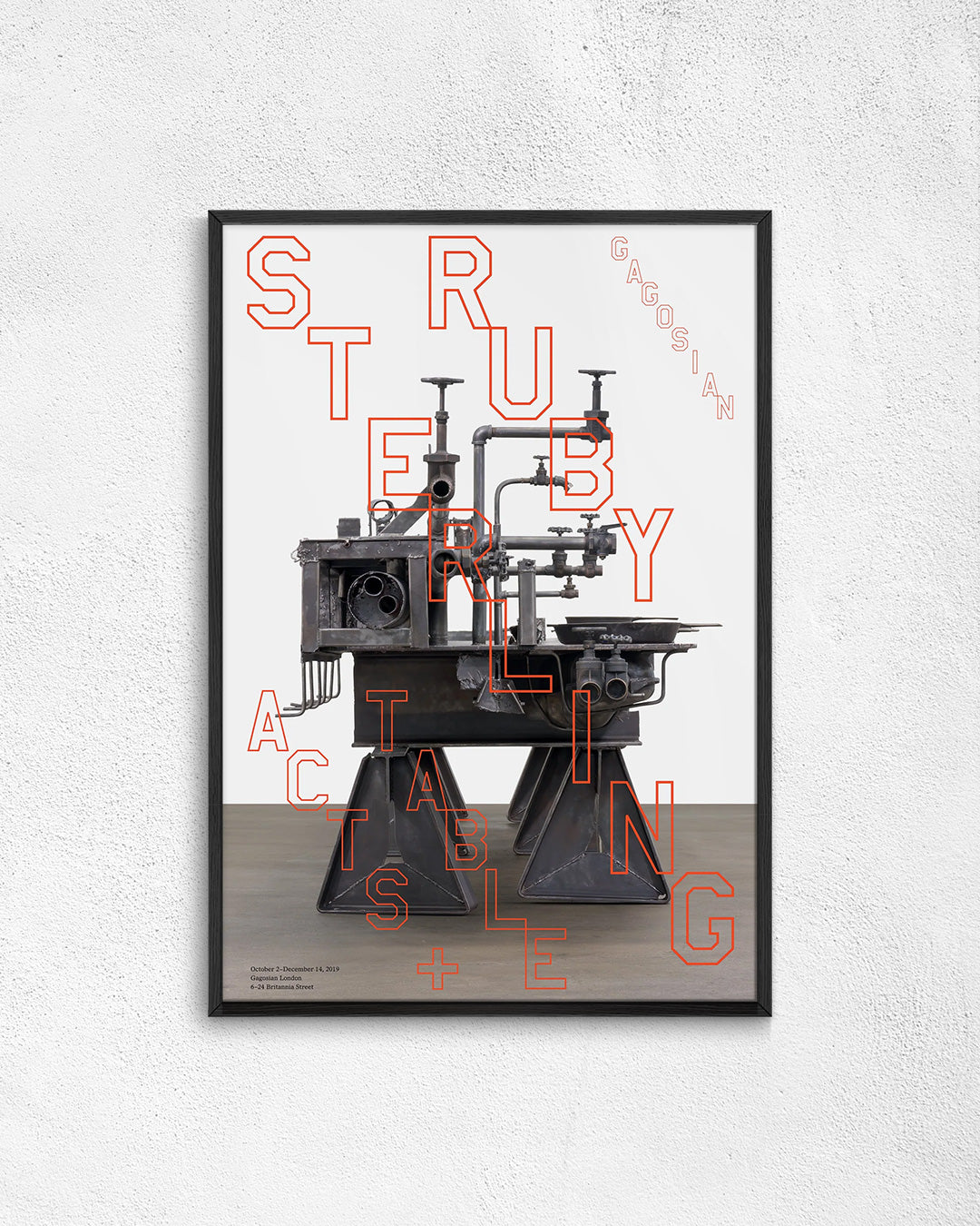 TABLES (2019)ポスター【Sterling Ruby│スターリング・ルービー】(61cm×91.4cm)