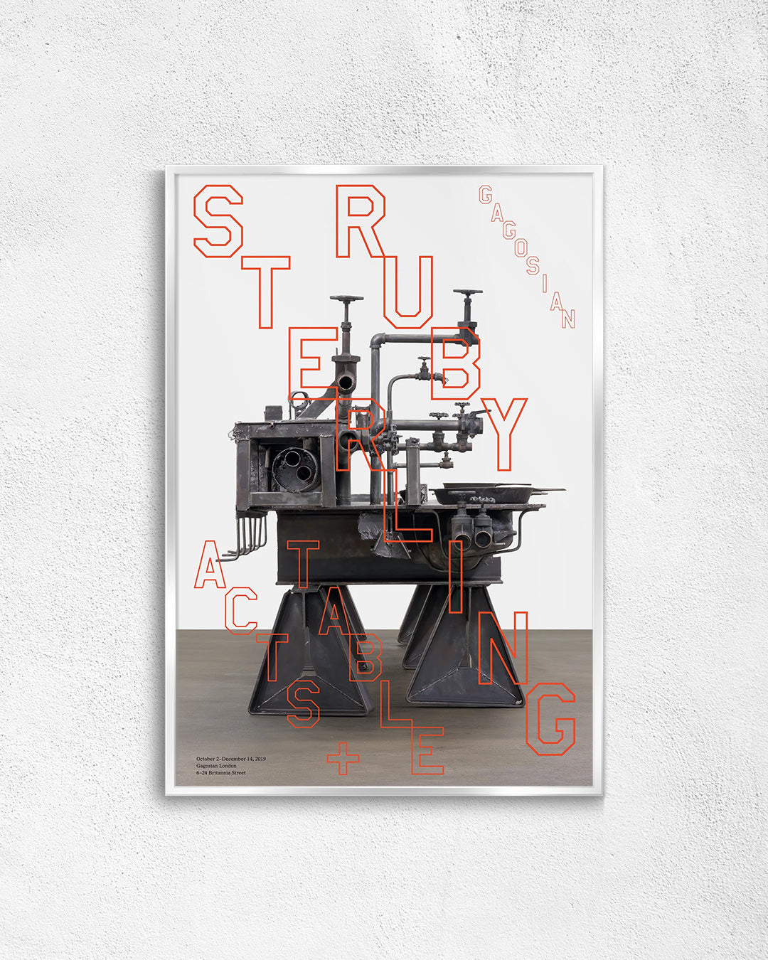 TABLES (2019)ポスター【Sterling Ruby│スターリング・ルービー】(61cm×91.4cm)