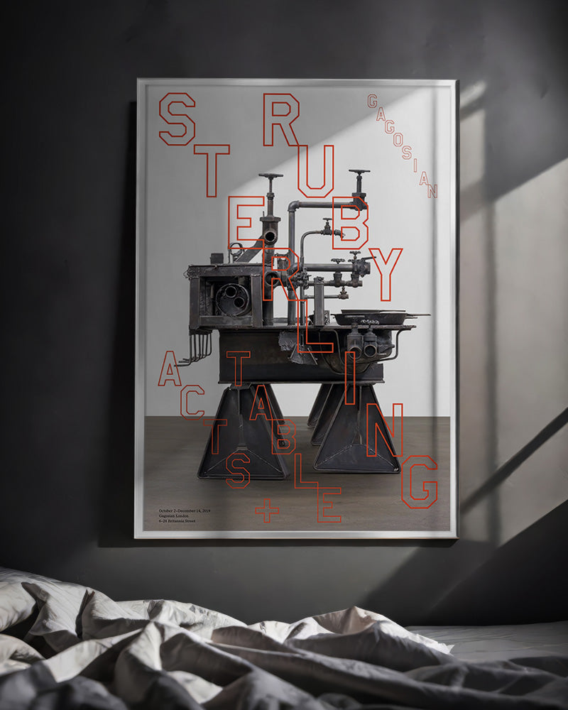 TABLES (2019)ポスター【Sterling Ruby│スターリング・ルービー】(61cm×91.4cm)
