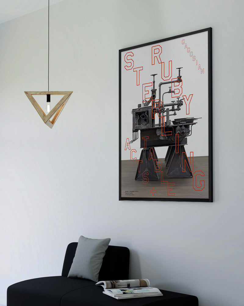 TABLES (2019)ポスター【Sterling Ruby│スターリング・ルービー】(61cm×91.4cm)