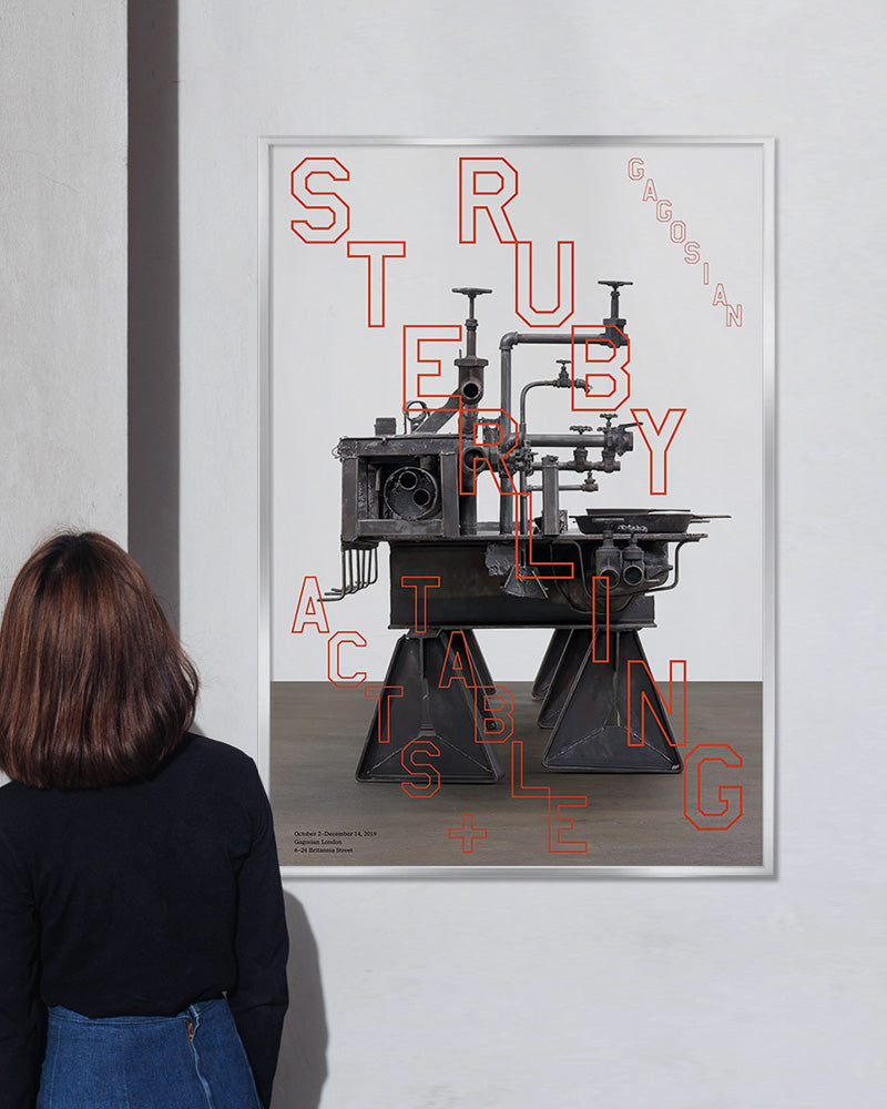 TABLES (2019)ポスター【Sterling Ruby│スターリング・ルービー】(61cm×91.4cm)