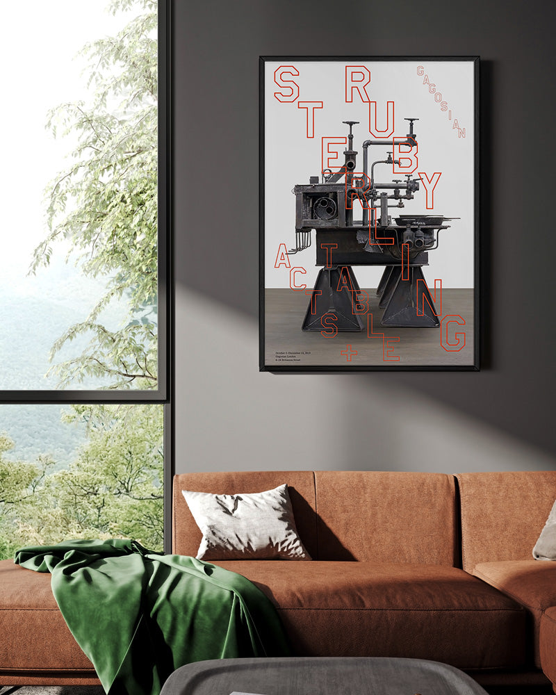 TABLES (2019)ポスター【Sterling Ruby│スターリング・ルービー】(61cm×91.4cm)