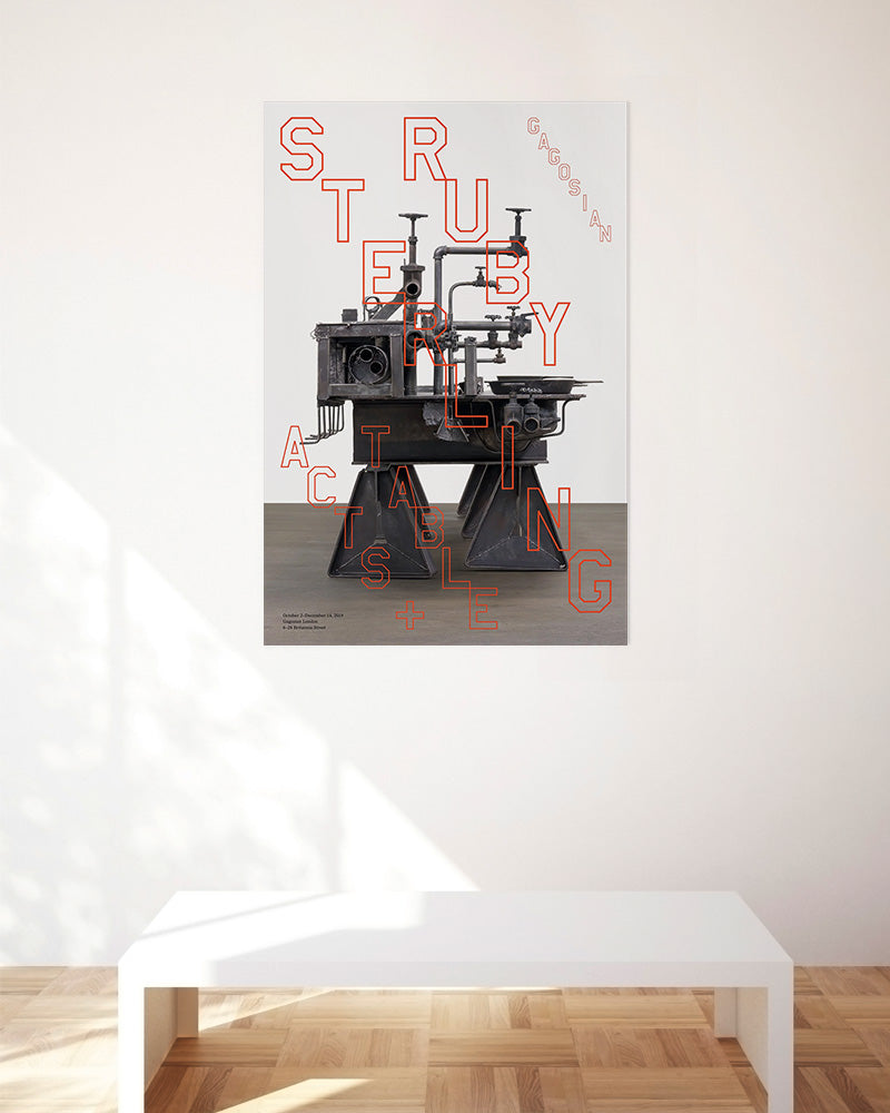 TABLES (2019)ポスター【Sterling Ruby│スターリング・ルービー】(61cm×91.4cm)