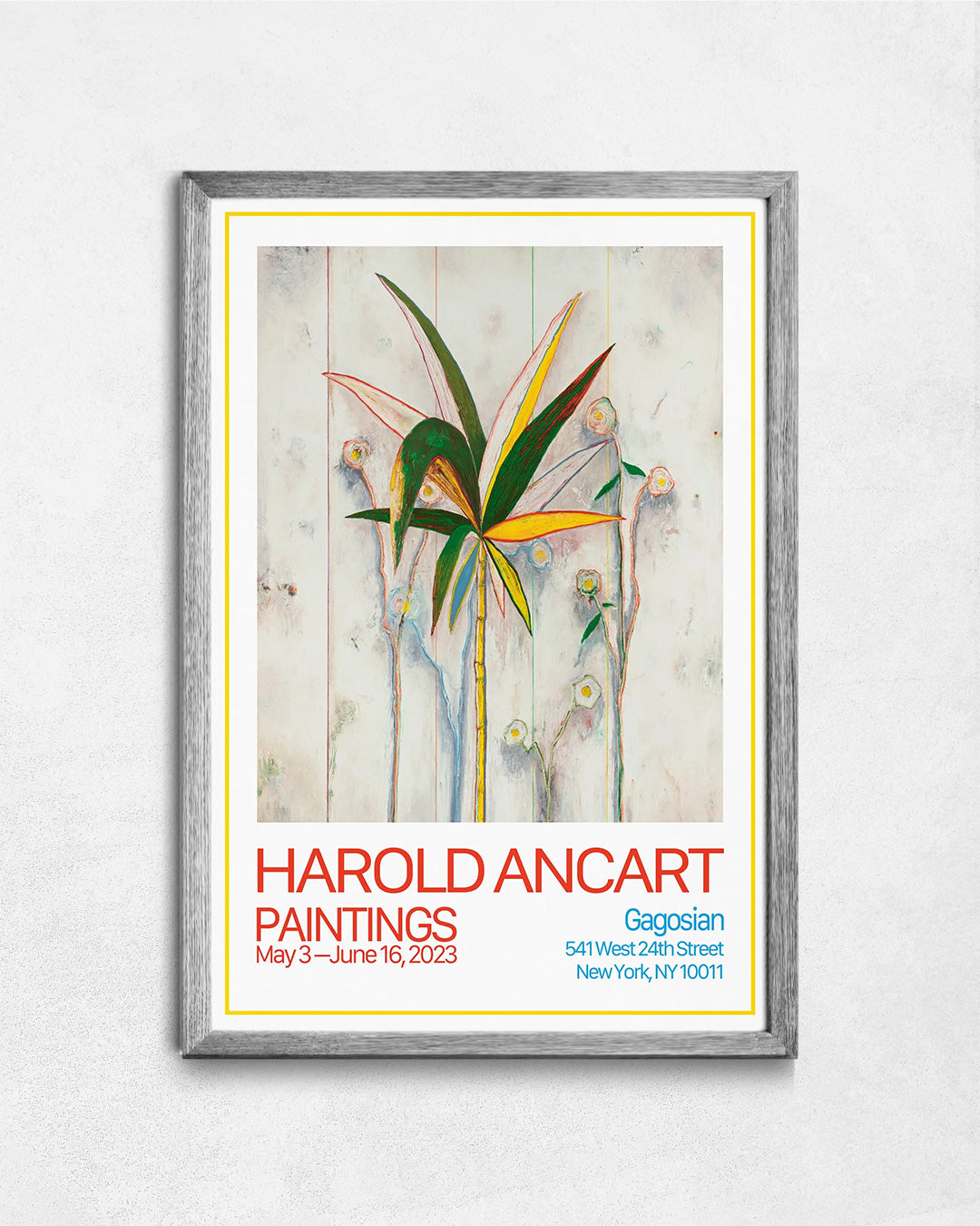 Paintings(2023)ポスター【 Harold Ancart│ハロルド・アンカート】(60.9cm×91.4cm)