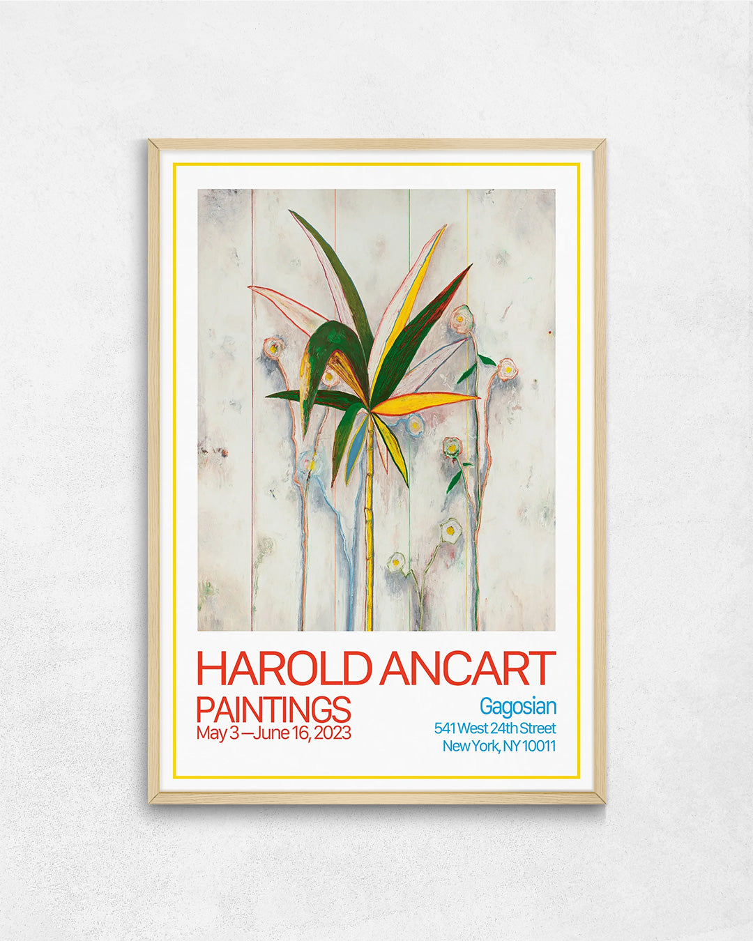 Paintings(2023)ポスター【 Harold Ancart│ハロルド・アンカート】(60.9cm×91.4cm)