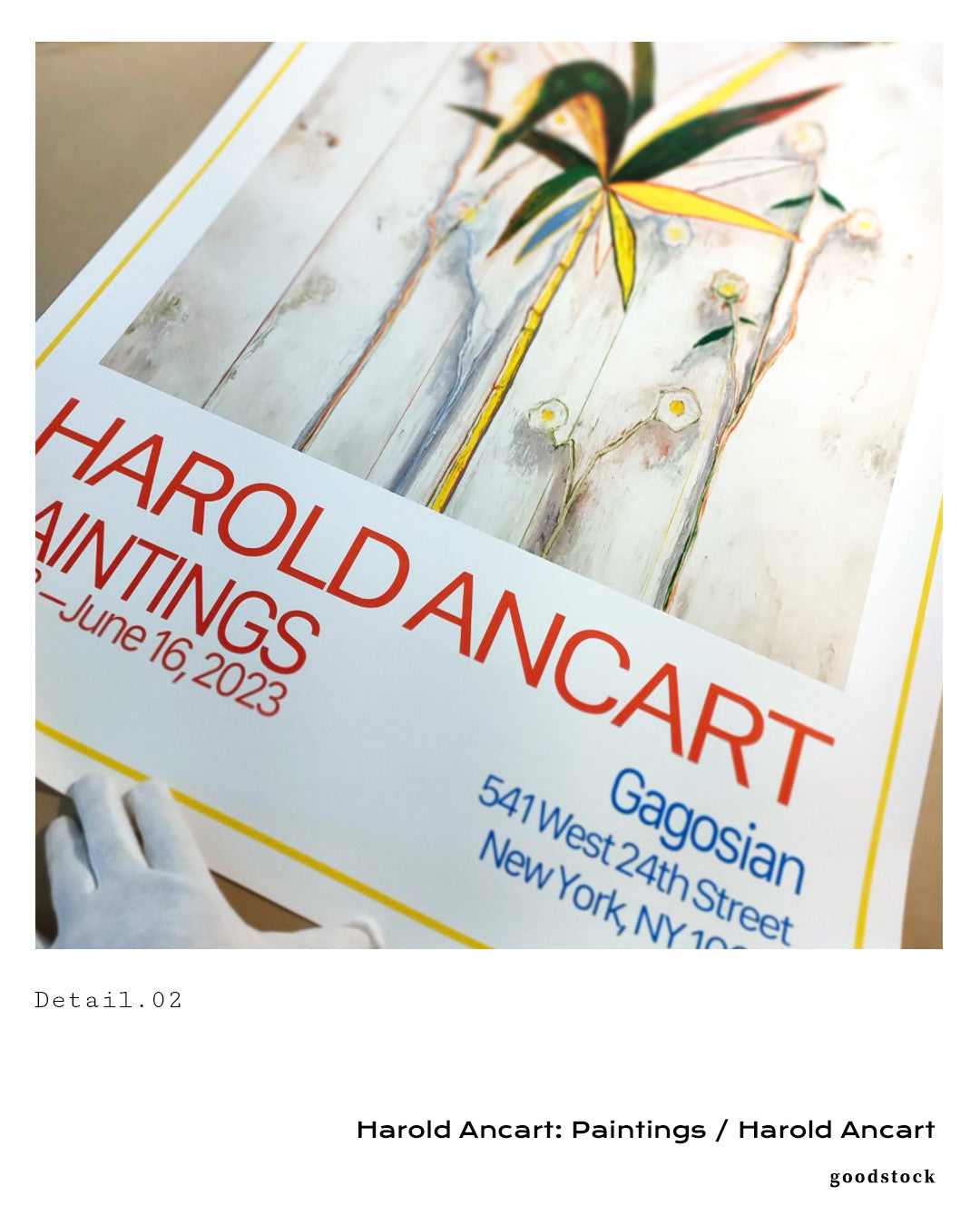 Paintings(2023)ポスター【 Harold Ancart│ハロルド・アンカート】(60.9cm×91.4cm)