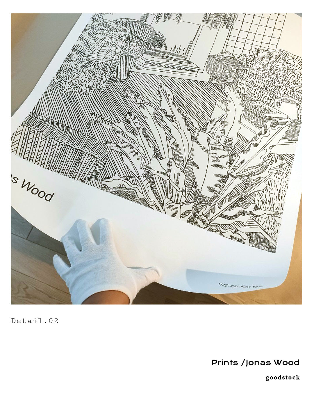 8 Etchings(detail), 2004ポスター【 Jonas Wood│ジョナス・ウッド】(60.9cm×76.2cm)