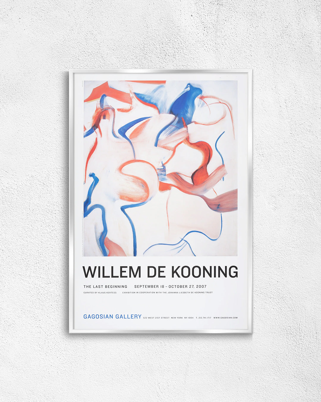 The Last Beginning(2007)ポスター【JWillem de Kooning│ウィレム・デ・クーニング】(61cm×91.4cm)