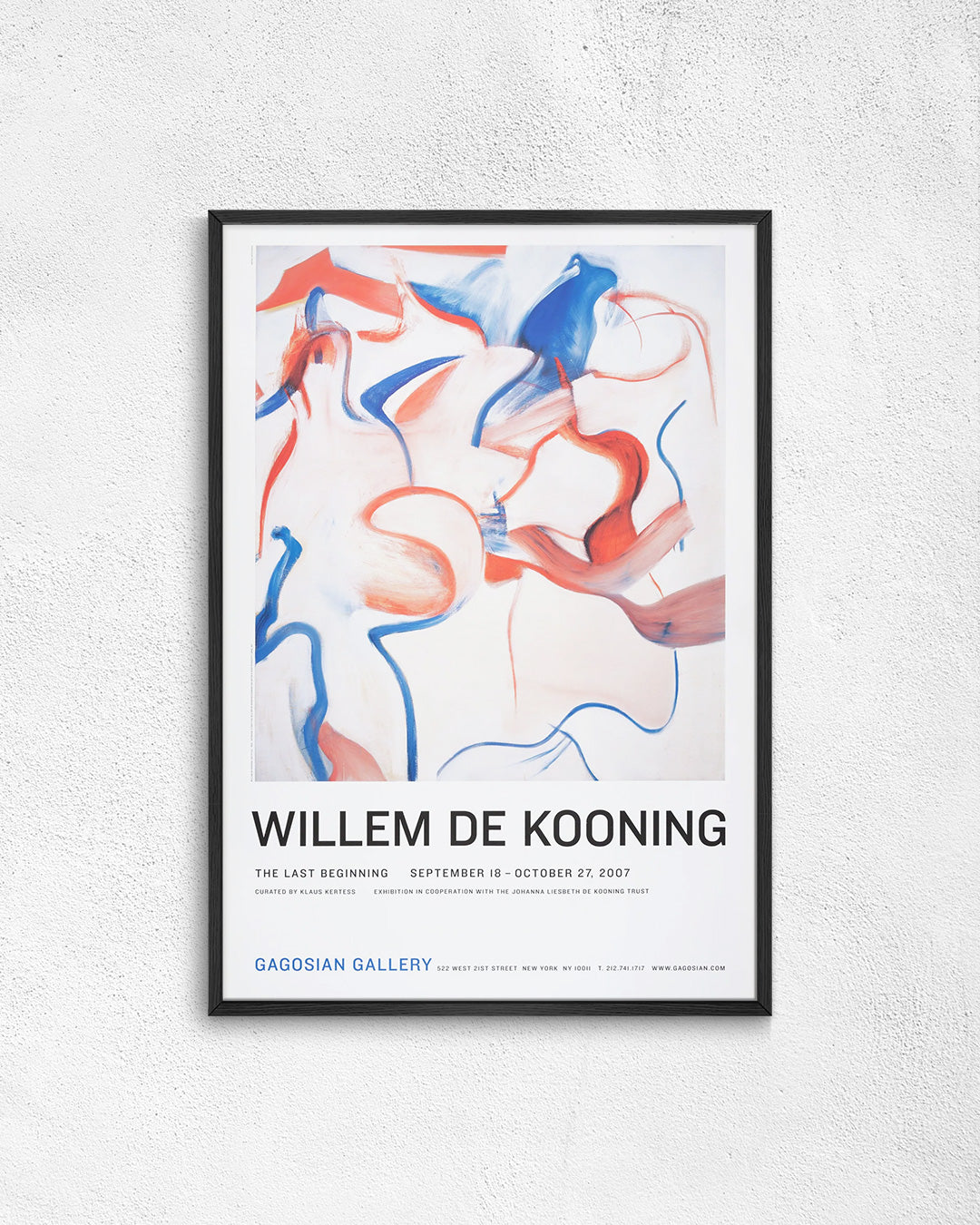 The Last Beginning(2007)ポスター【JWillem de Kooning│ウィレム・デ・クーニング】(61cm×91.4cm)