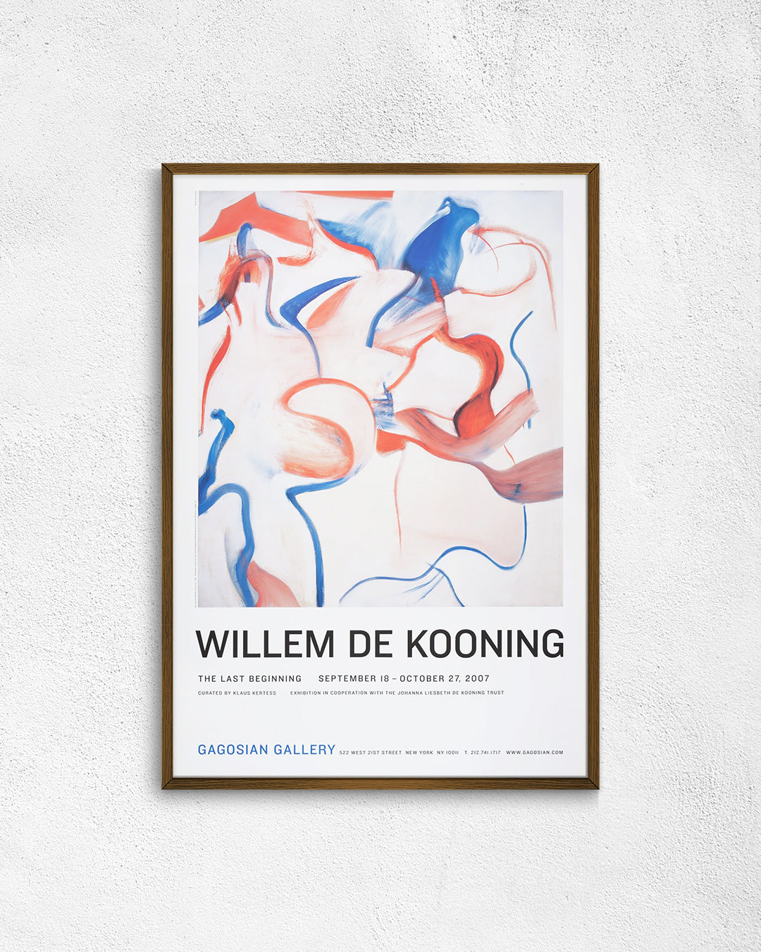 The Last Beginning(2007)ポスター【JWillem de Kooning│ウィレム・デ・クーニング】(61cm×91.4cm)