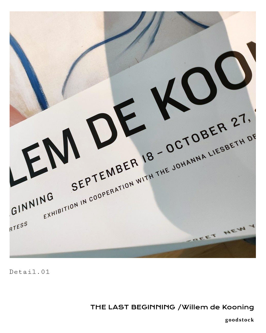 The Last Beginning(2007)ポスター【JWillem de Kooning│ウィレム・デ・クーニング】(61cm×91.4cm)