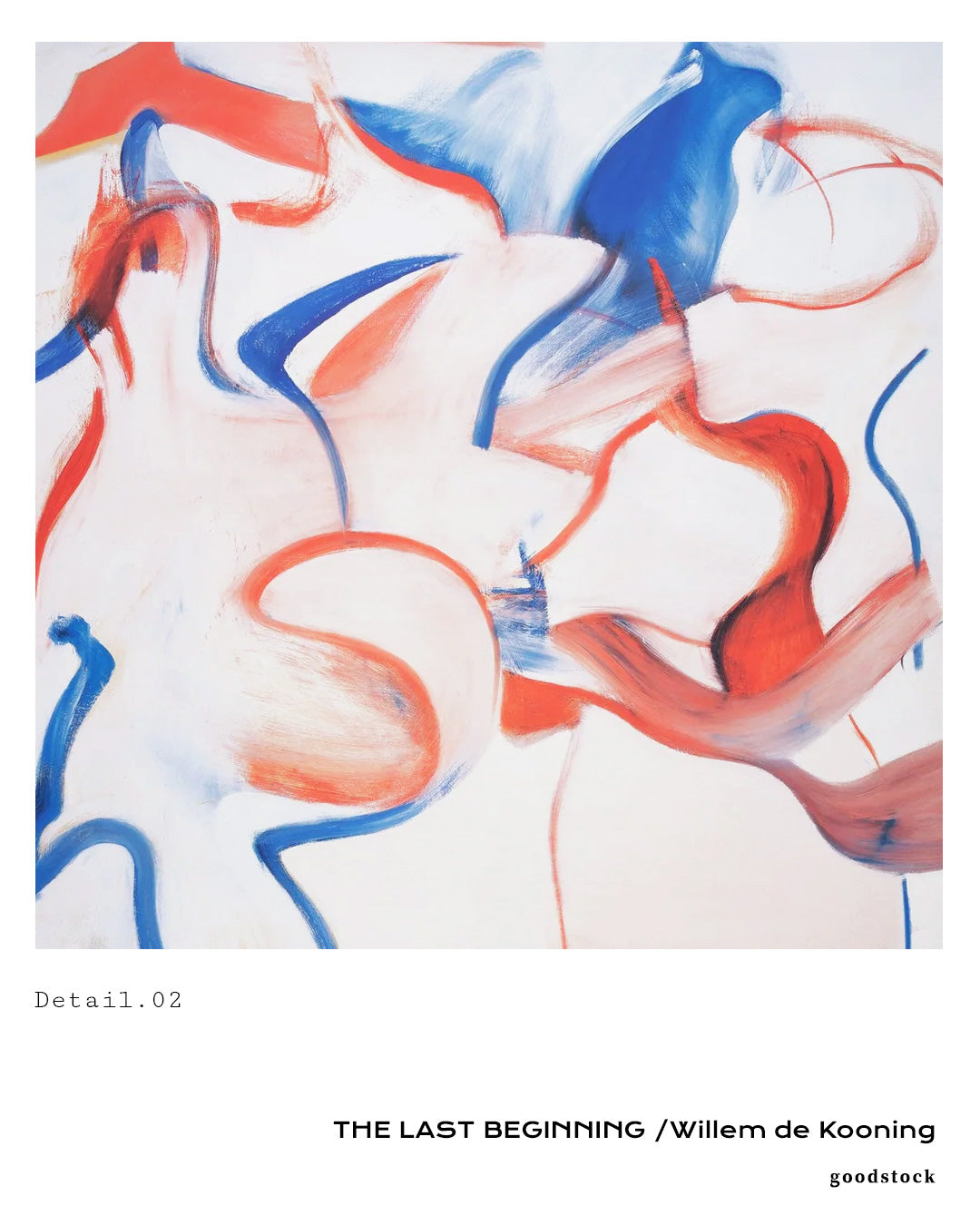 The Last Beginning(2007)ポスター【JWillem de Kooning│ウィレム・デ・クーニング】(61cm×91.4cm)