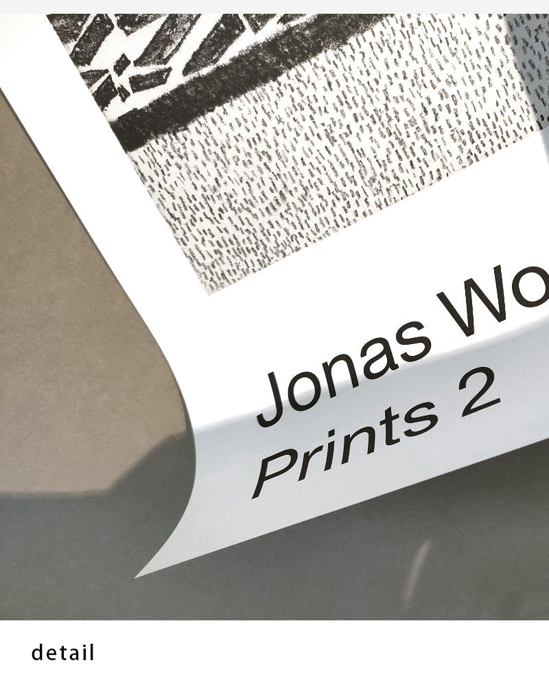 Pattern Couch Interior with Mar Vista Viewポスター【 Jonas Wood│ジョナス・ウッド】(61cm×76.2cm)