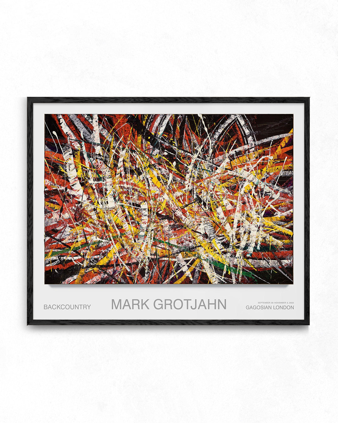 Backcountry(2021)ポスター【Mark Grotjahn│マーク・グロッチャン】(45.4cm×60.3cm)