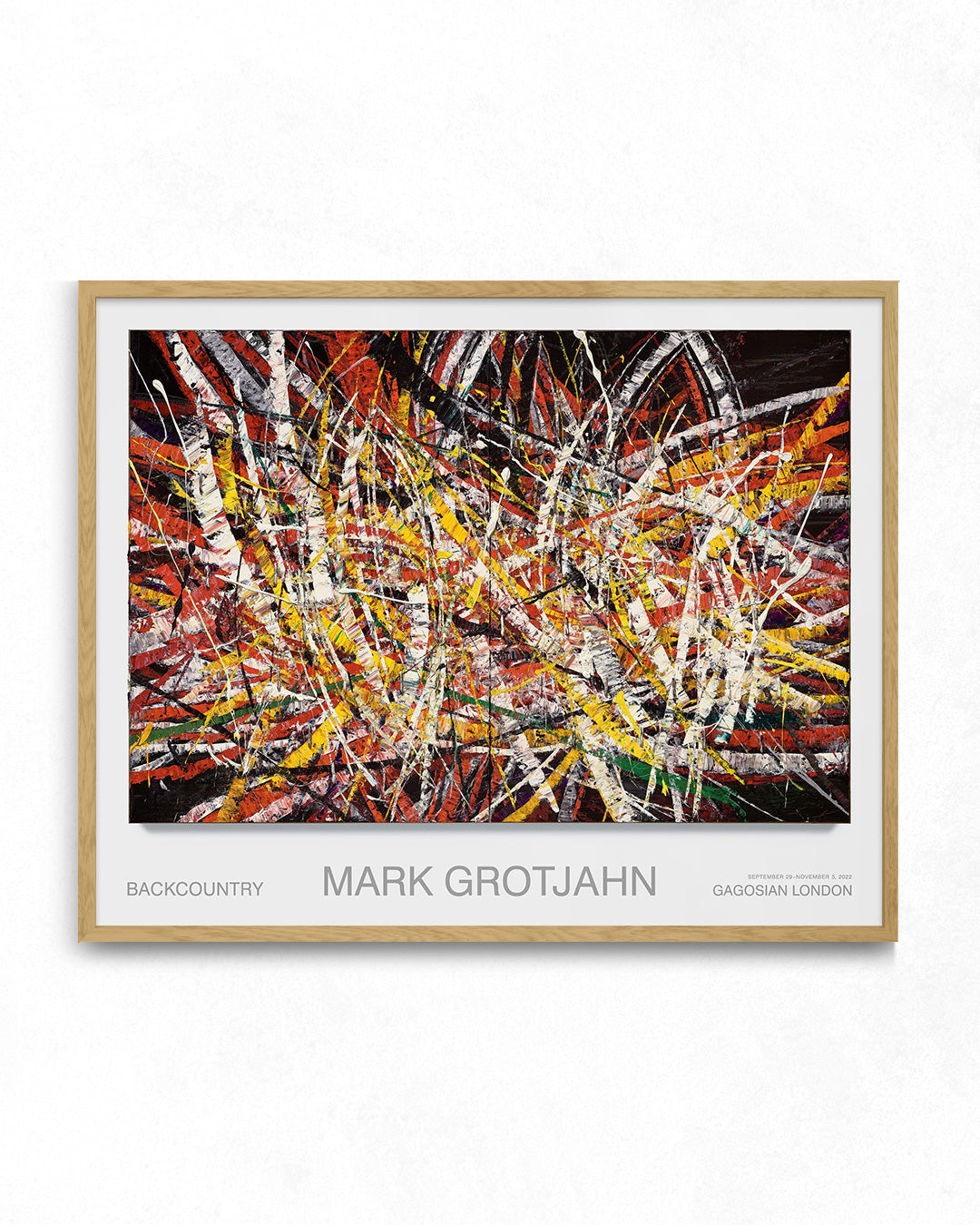 Backcountry(2021)ポスター【Mark Grotjahn│マーク・グロッチャン】(45.4cm×60.3cm)