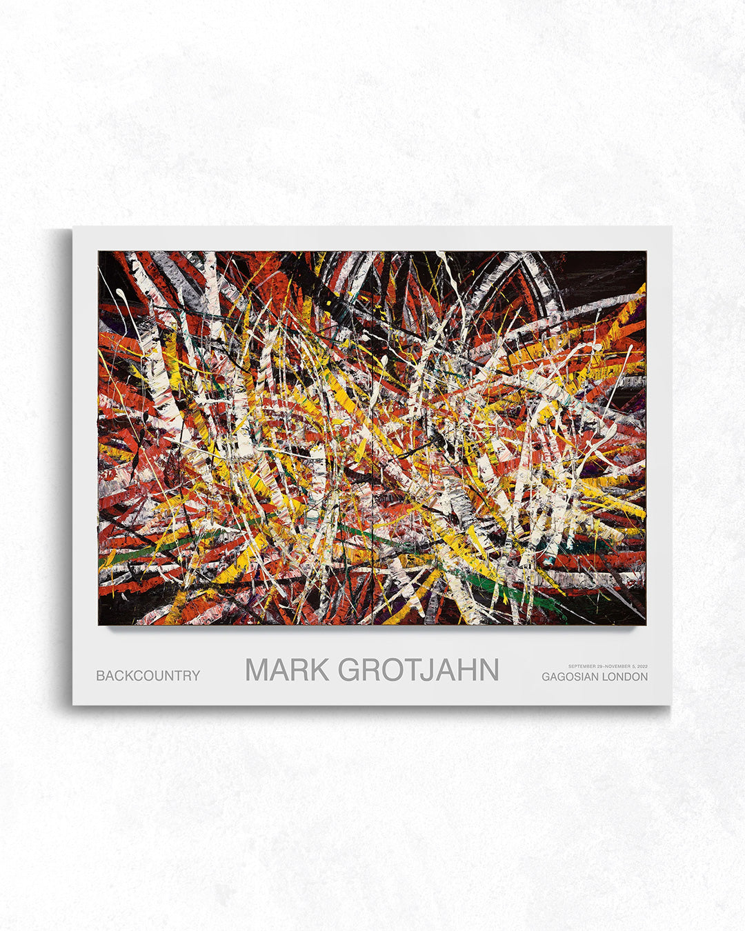 Backcountry(2021)ポスター【Mark Grotjahn│マーク・グロッチャン】(45.4cm×60.3cm)
