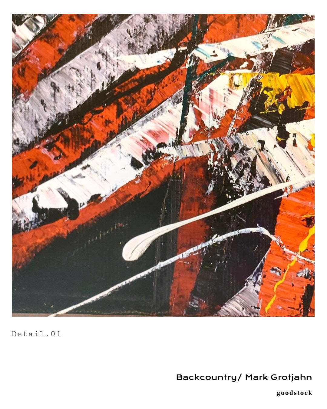 Backcountry(2021)ポスター【Mark Grotjahn│マーク・グロッチャン】(45.4cm×60.3cm)