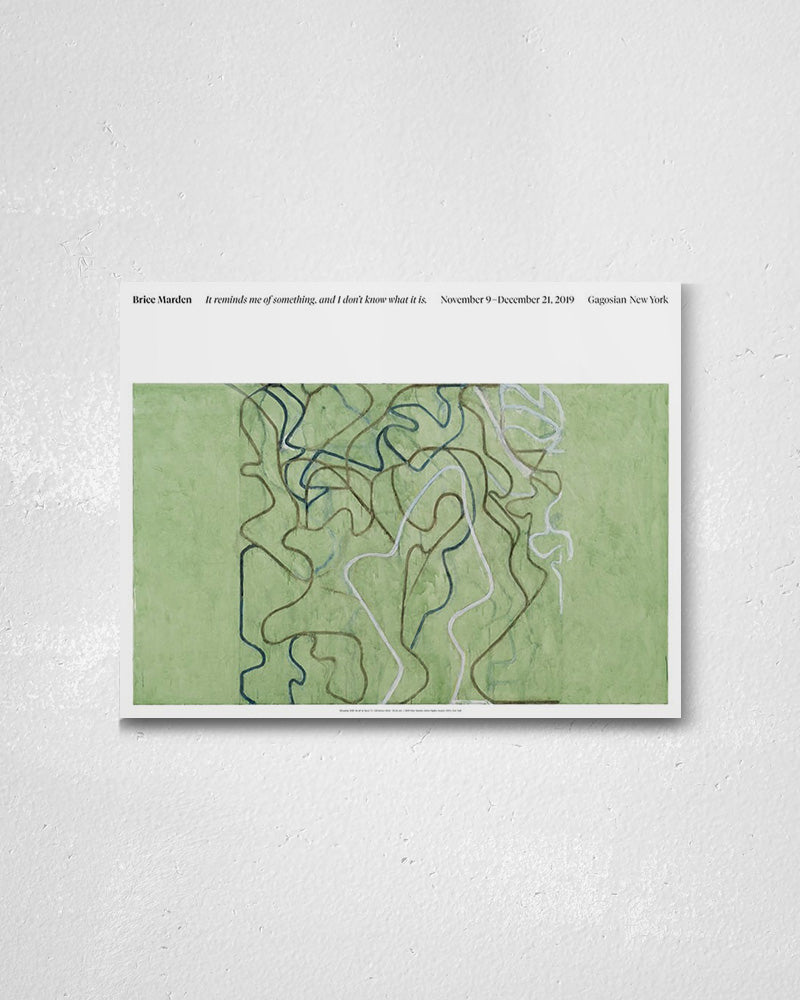 Elevation(2007)ポスター【Brice Marden│ブライス・マーデン】(68.6cm×88.6cm)