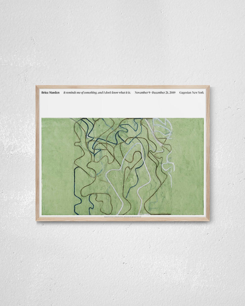 Elevation(2007)ポスター【Brice Marden│ブライス・マーデン】(68.6cm×88.6cm)