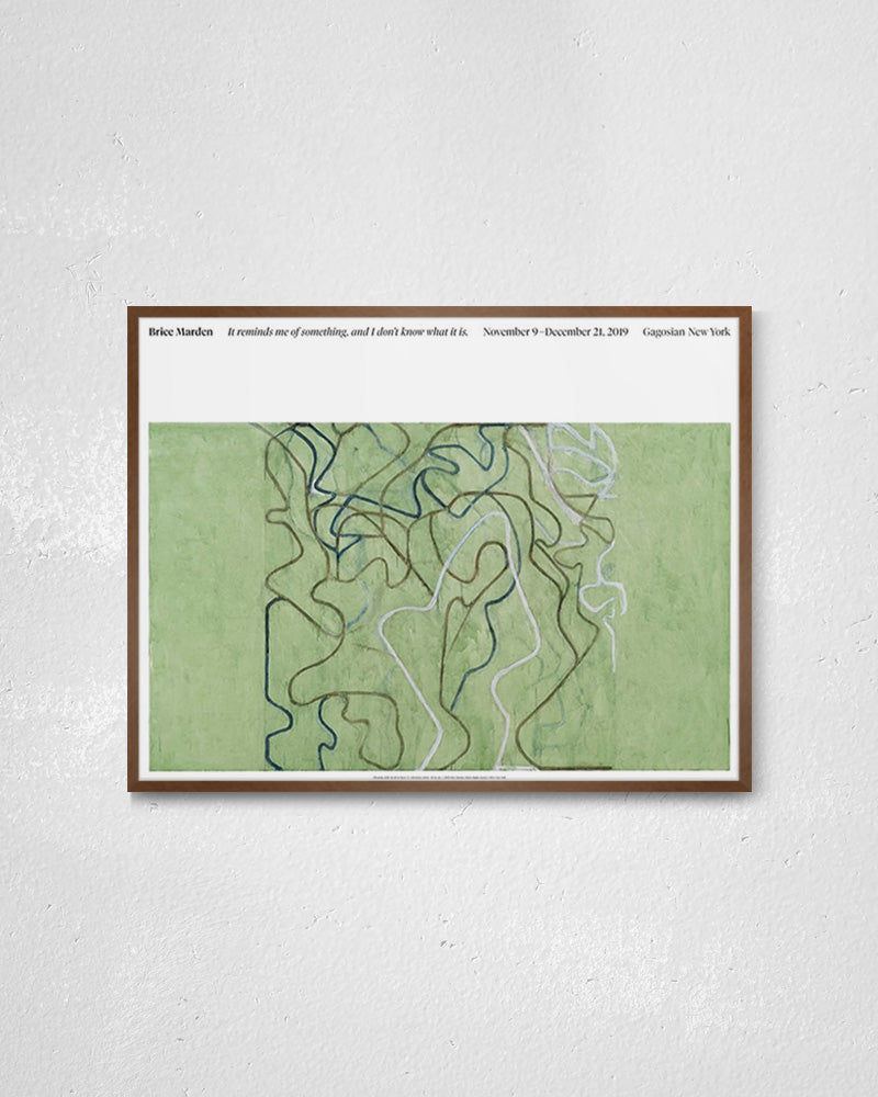 Elevation(2007)ポスター【Brice Marden│ブライス・マーデン】(68.6cm×88.6cm)