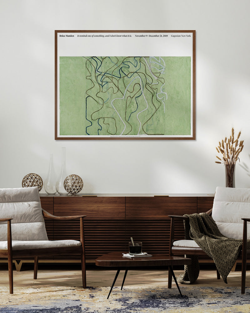 Elevation(2007)ポスター【Brice Marden│ブライス・マーデン】(68.6cm×88.6cm)