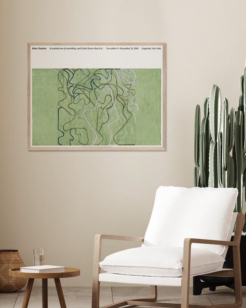 Elevation(2007)ポスター【Brice Marden│ブライス・マーデン】(68.6cm×88.6cm)