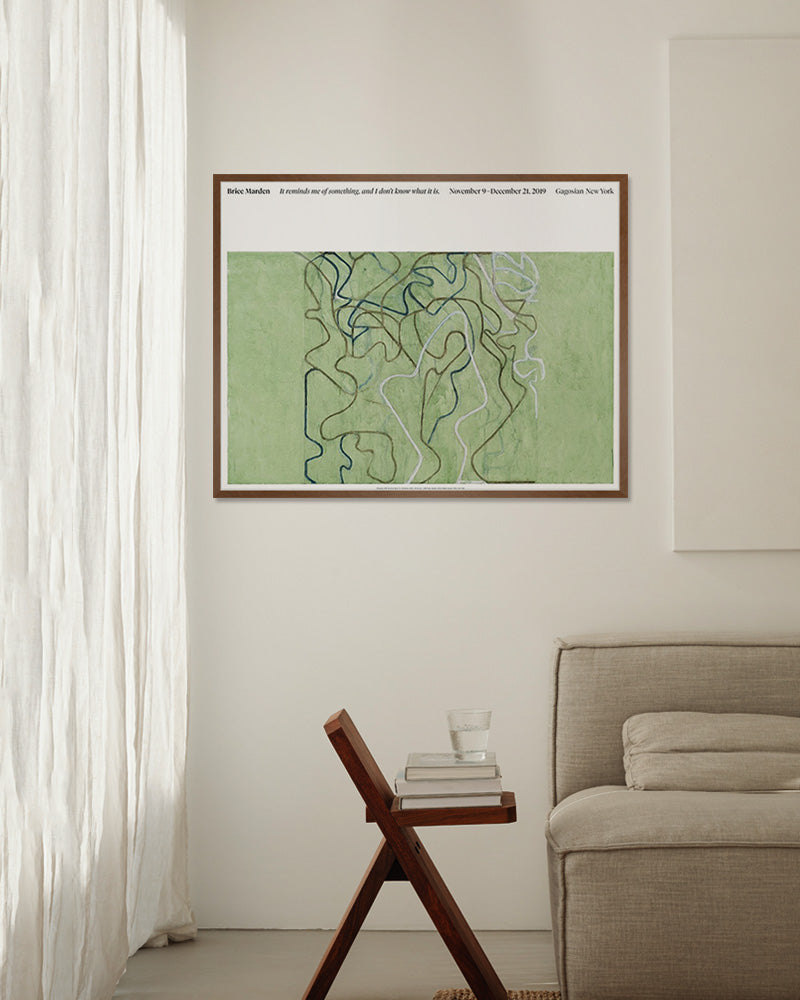 Elevation(2007)ポスター【Brice Marden│ブライス・マーデン】(68.6cm×88.6cm)
