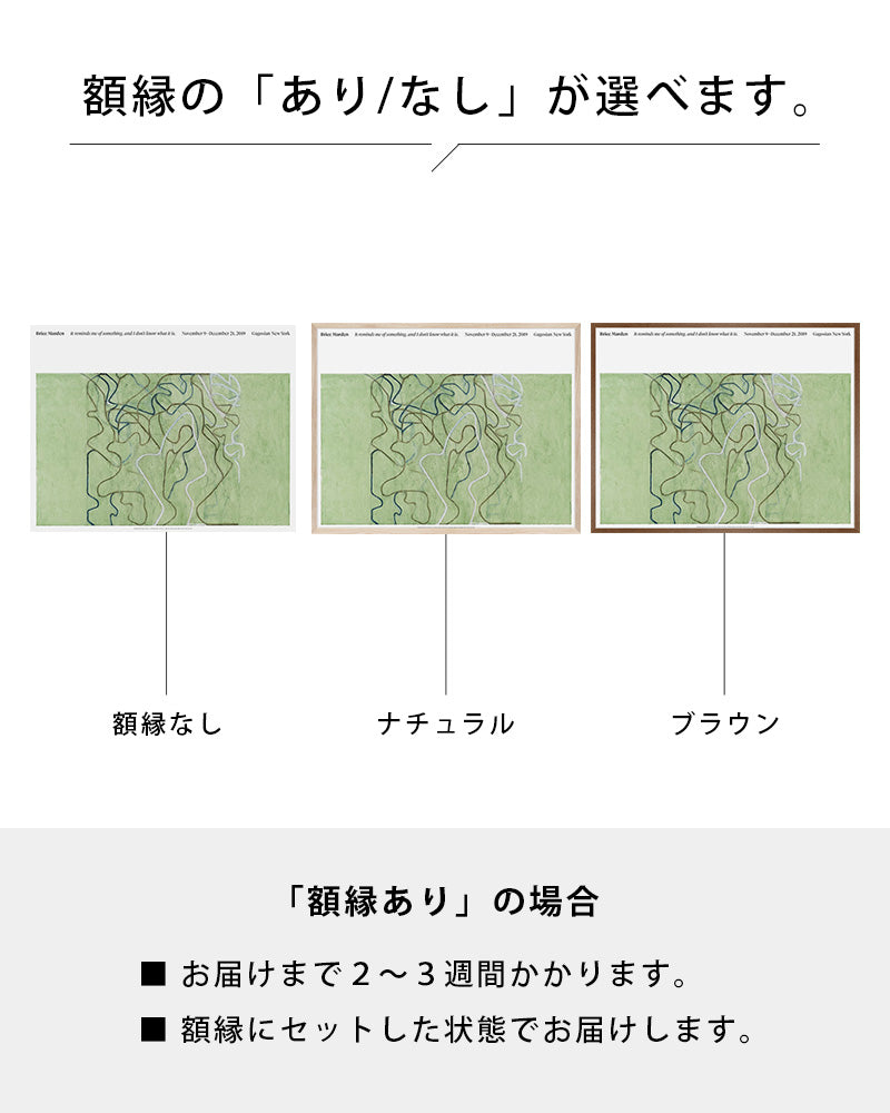 Elevation(2007)ポスター【Brice Marden│ブライス・マーデン】(68.6cm×88.6cm)