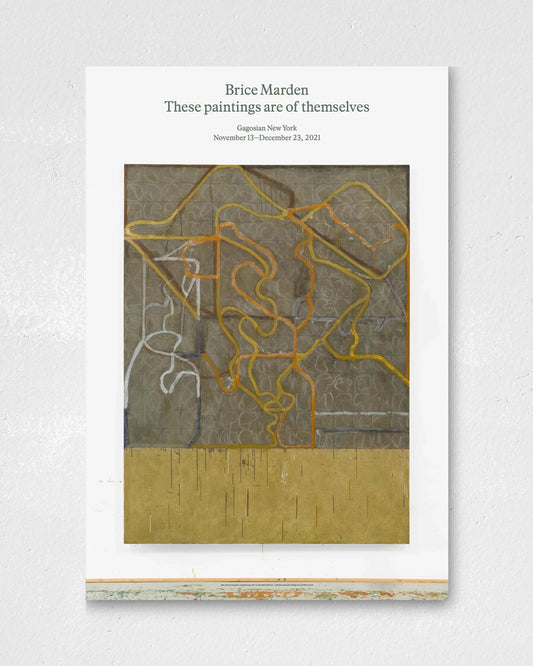 Askew(2013-21)ポスター【Brice Marden│ブライス・マーデン】(98.7cm×66.7cm)