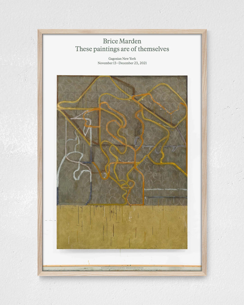 Askew(2013-21)ポスター【Brice Marden│ブライス・マーデン】(98.7cm×66.7cm)