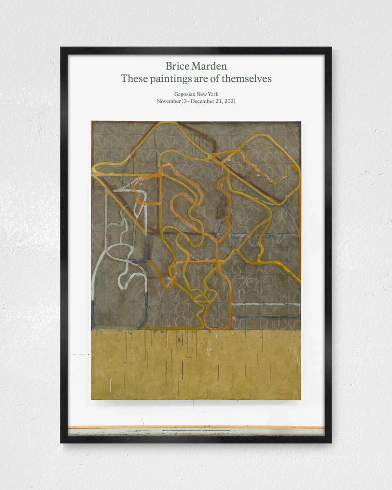 Askew(2013-21)ポスター【Brice Marden│ブライス・マーデン】(98.7cm×66.7cm)