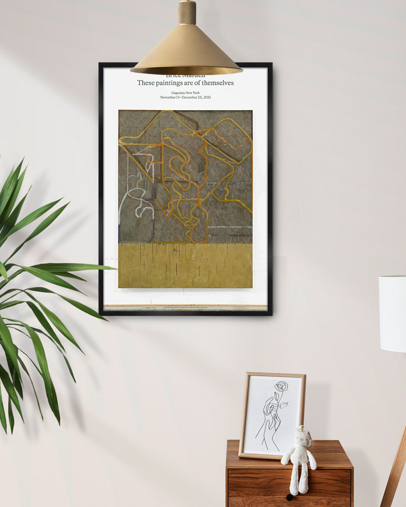 Askew(2013-21)ポスター【Brice Marden│ブライス・マーデン】(98.7cm×66.7cm)