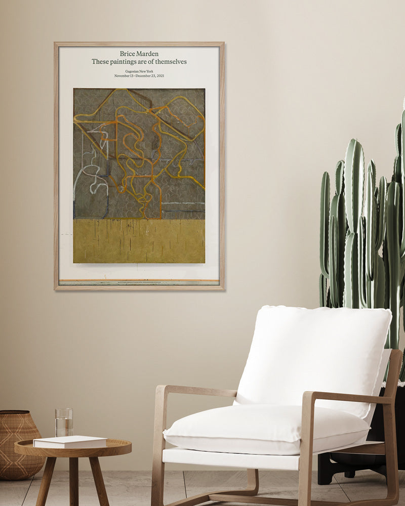 Askew(2013-21)ポスター【Brice Marden│ブライス・マーデン】(98.7cm×66.7cm)