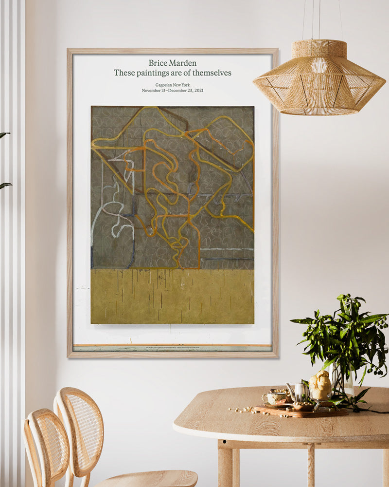 Askew(2013-21)ポスター【Brice Marden│ブライス・マーデン】(98.7cm×66.7cm)