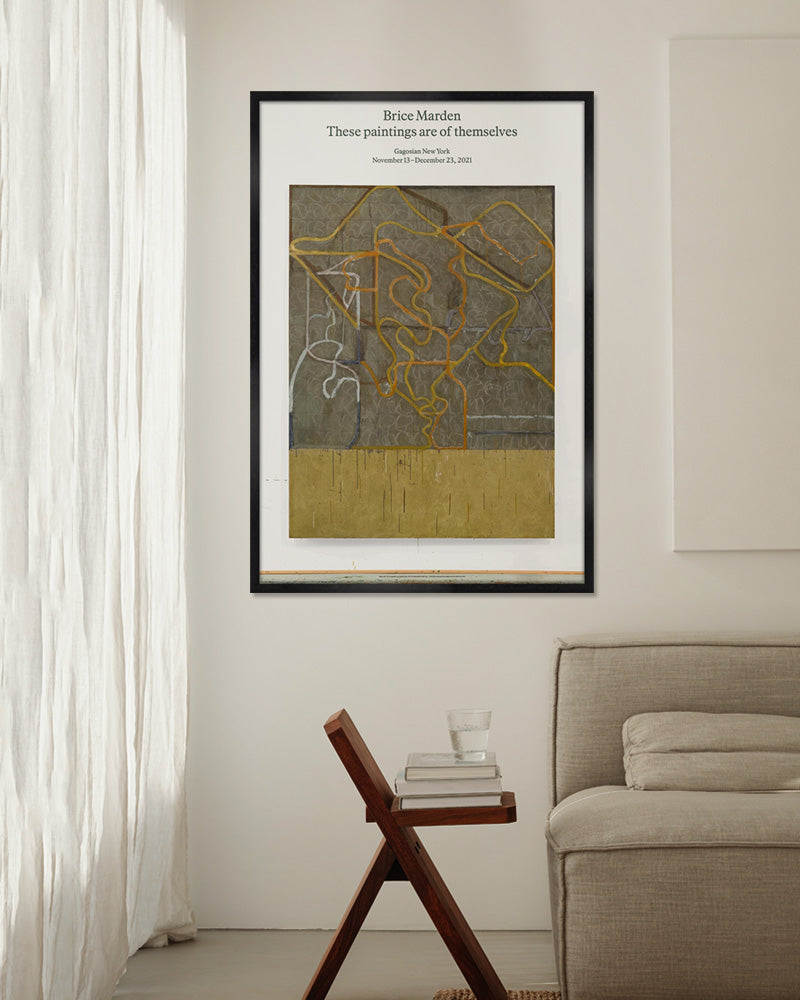 Askew(2013-21)ポスター【Brice Marden│ブライス・マーデン】(98.7cm×66.7cm)