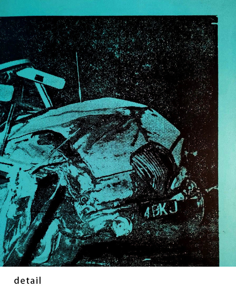 Green Car Crash(2010)ポスター【Andy Warhol│アンディ・ウォーホル】(100cm×69.2cm)
