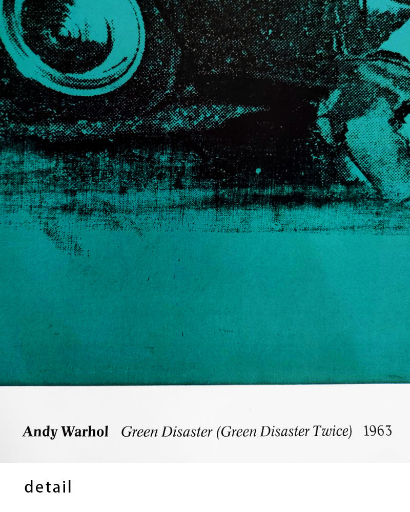 Green Car Crash(2010)ポスター【Andy Warhol│アンディ・ウォーホル】(100cm×69.2cm)