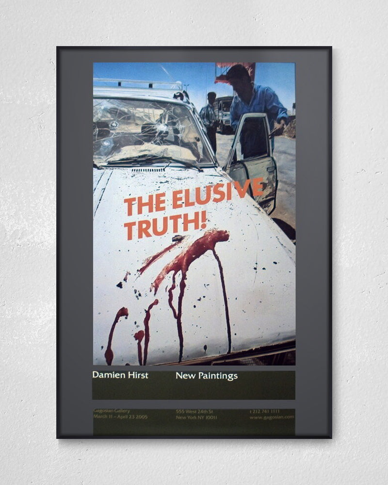 The Elusive Truthエキシビションポスター【Damien Hirst│ダミアン・ハースト】(100cm×70cm)