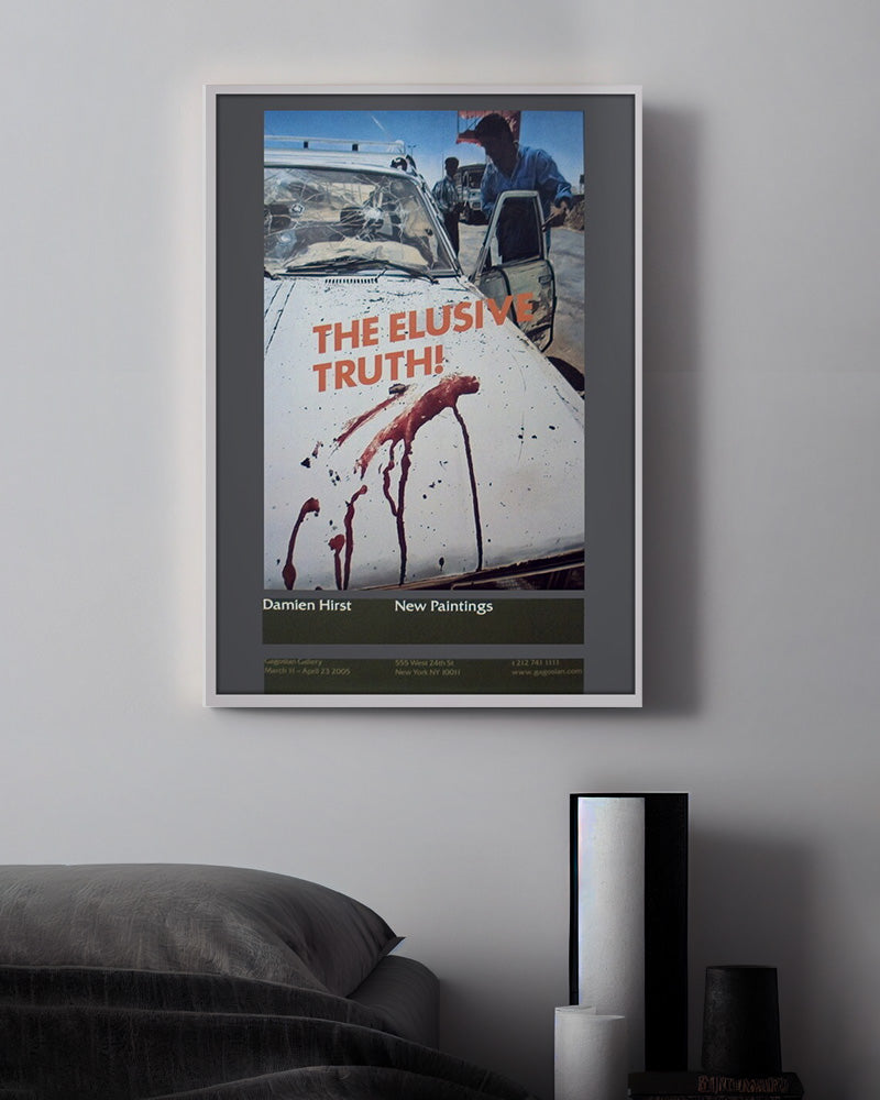 The Elusive Truthエキシビションポスター【Damien Hirst│ダミアン・ハースト】(100cm×70cm)