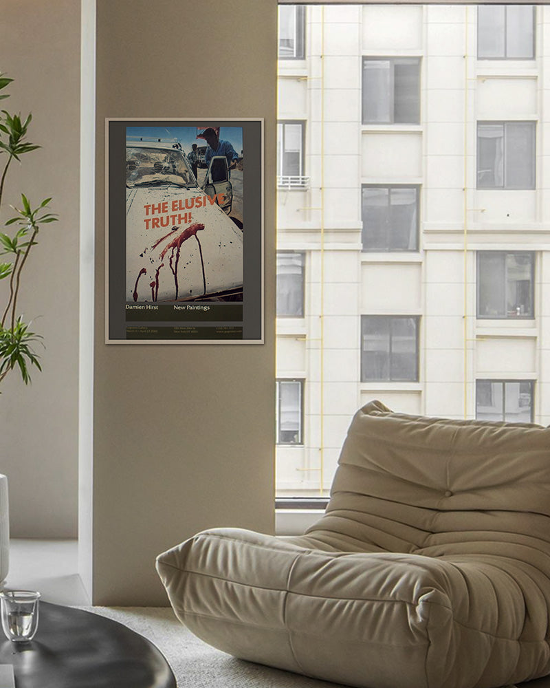 The Elusive Truthエキシビションポスター【Damien Hirst│ダミアン・ハースト】(100cm×70cm)