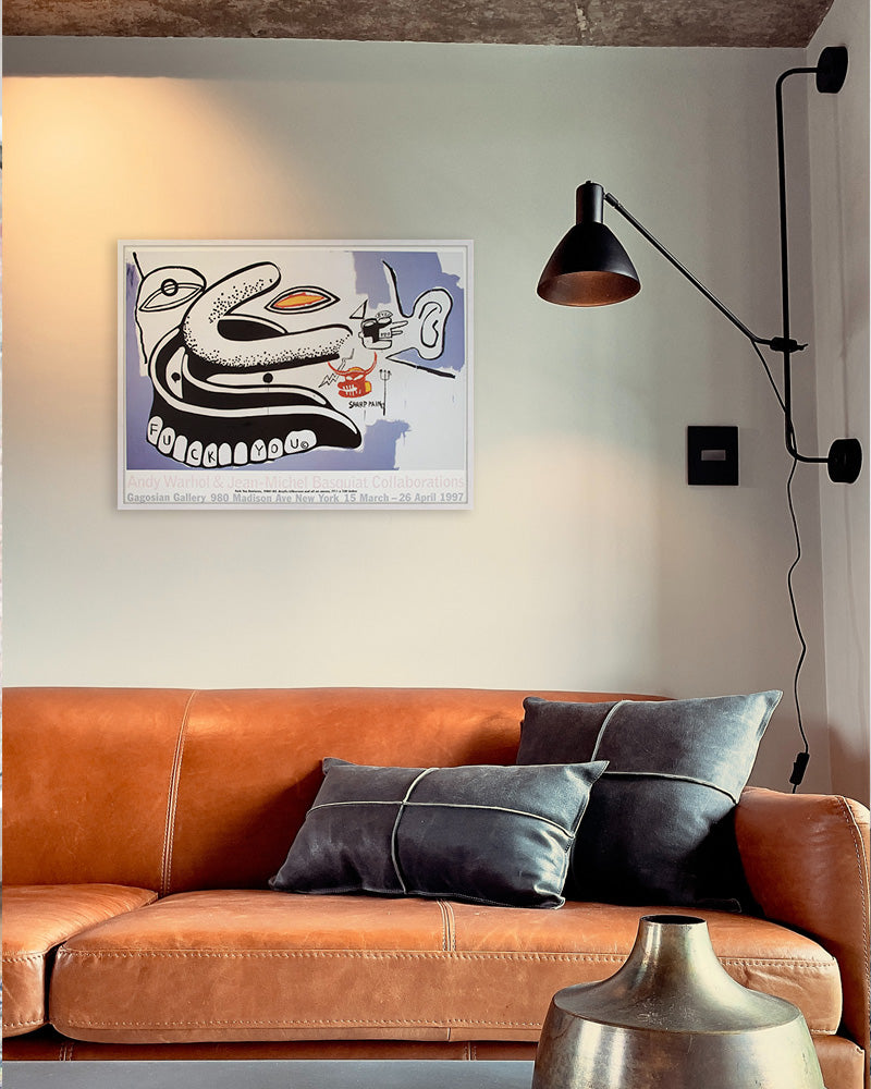 Fuck You Denturesポスター【Andy Warhol│アンディ・ウォーホル】【Jean-Michel Basquiat│ジャン=ミシェル・バスキア】(60.3cm×45.4cm)