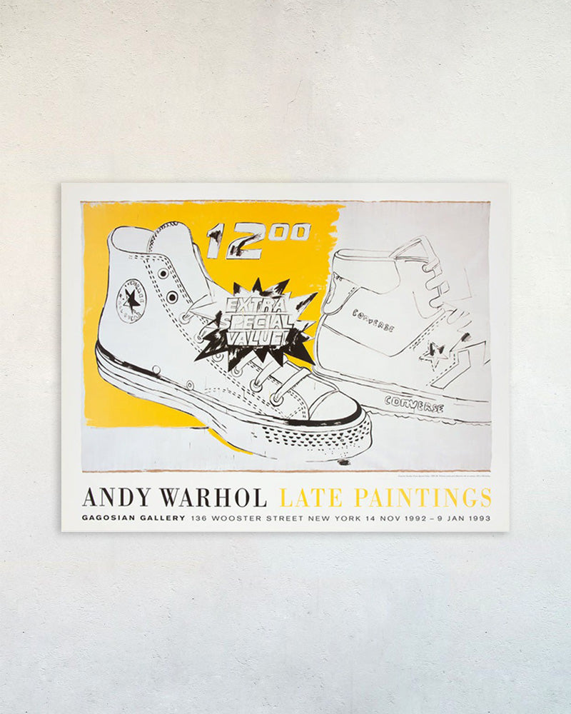 Converse Sneaker Extra Special Value(1985-86)ポスター【Andy Warhol│アンディ・ウォーホル】(45.4cm×60.3cm)