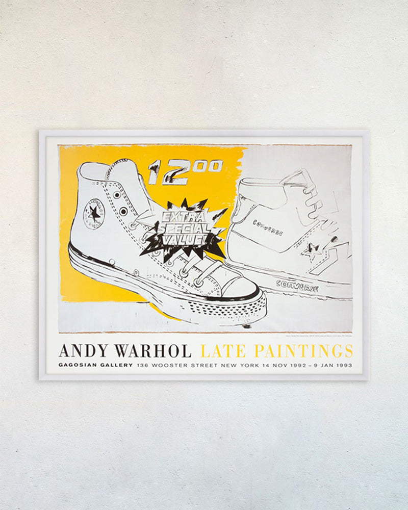 Converse Sneaker Extra Special Value(1985-86)ポスター【Andy Warhol│アンディ・ウォーホル】(45.4cm×60.3cm)
