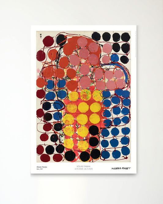 Work, 1957 ポスター【Atsuko Tanaka│田中敦子】2020 ExhibitionPoster(50cm×70cm)