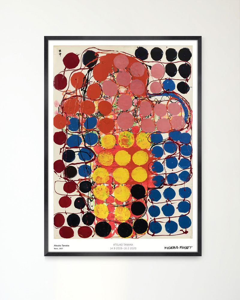 Work, 1957 ポスター【Atsuko Tanaka│田中敦子】2020 ExhibitionPoster(50cm×70cm)