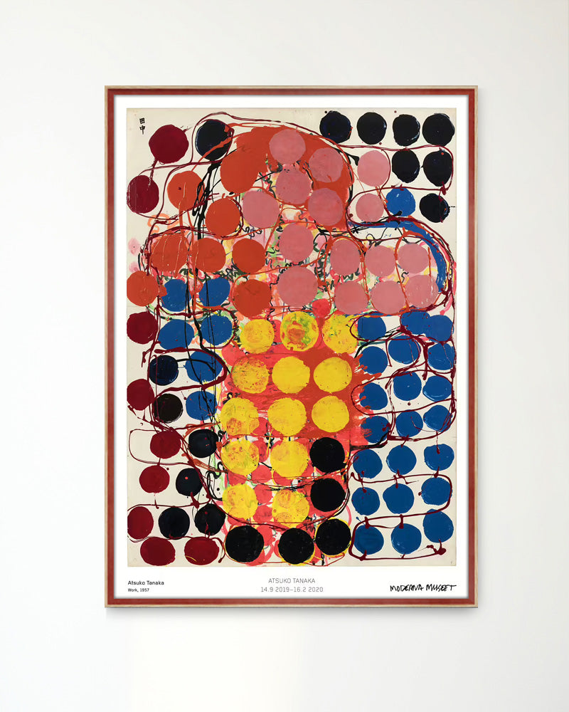 Work, 1957 ポスター【Atsuko Tanaka│田中敦子】2020 ExhibitionPoster(50cm×70cm)