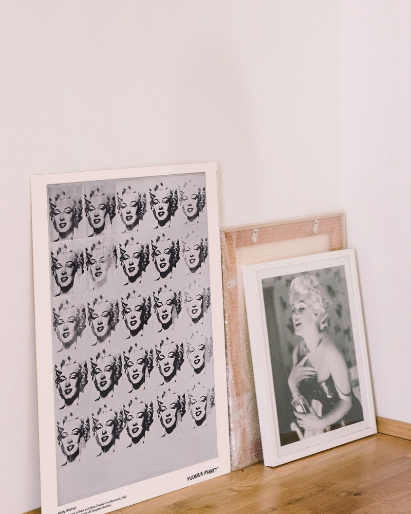 Marilyn Monroe in Black and White ポスター【Andy Warhol│アンディ・ウォーホル】by Moderna Museet(50cm×70cm)