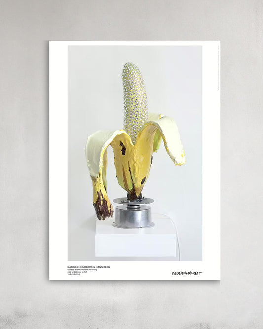 Banana in Diamonds ポスター【Nathalie Djurberg│ナタリー・ジュルベリ】【Hans Berg│ハンス・ベルク】(50cm×70cm)