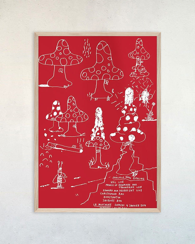 Smallville Meets Giegling ポスター【Stefan Marx│ステファン・マルクス】(59cm×84cm)
