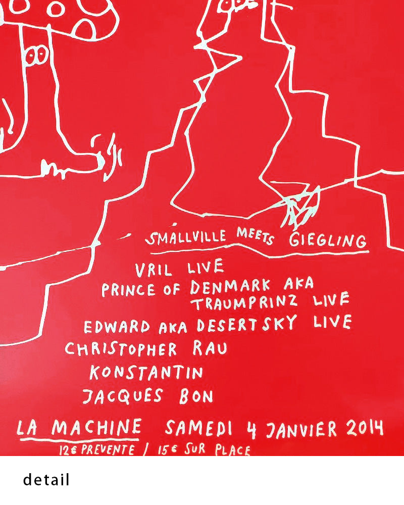 Smallville Meets Giegling ポスター【Stefan Marx│ステファン・マルクス】(59cm×84cm)